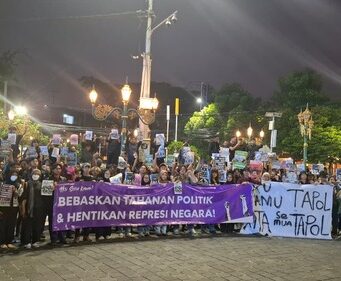 Aksi Setia Kawan Menggelar Peringatan Hari HAM Internasional, Serukan Tuntutan Pembebasan Tahanan Politik