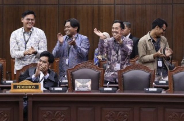(Mahkamah Konstitusi melalui Putusan Nomor 40/PUU-XXIV/2026 memutus perkara pengujian Undang-Undang Nomor 17 Tahun 2025 tentang Anggaran Pendapatan dan Belanja Negara Tahun Anggaran 2026. Foto: Hukum Online)